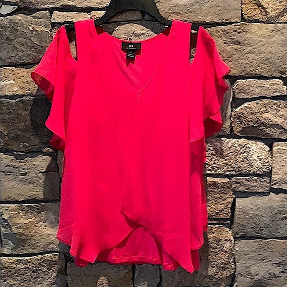 I.N. San Francisco Tops - NWT Women’s Cold Shoulder Blouse